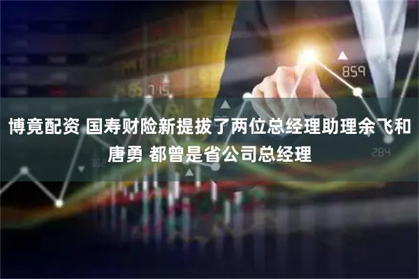 博竟配资 国寿财险新提拔了两位总经理助理余飞和唐勇 都曾是省公司总经理