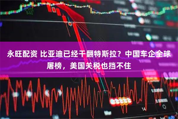 永旺配资 比亚迪已经干翻特斯拉？中国车企全球屠榜，美国关税也挡不住